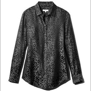 Equipment Essential Leopard Blouse in XS